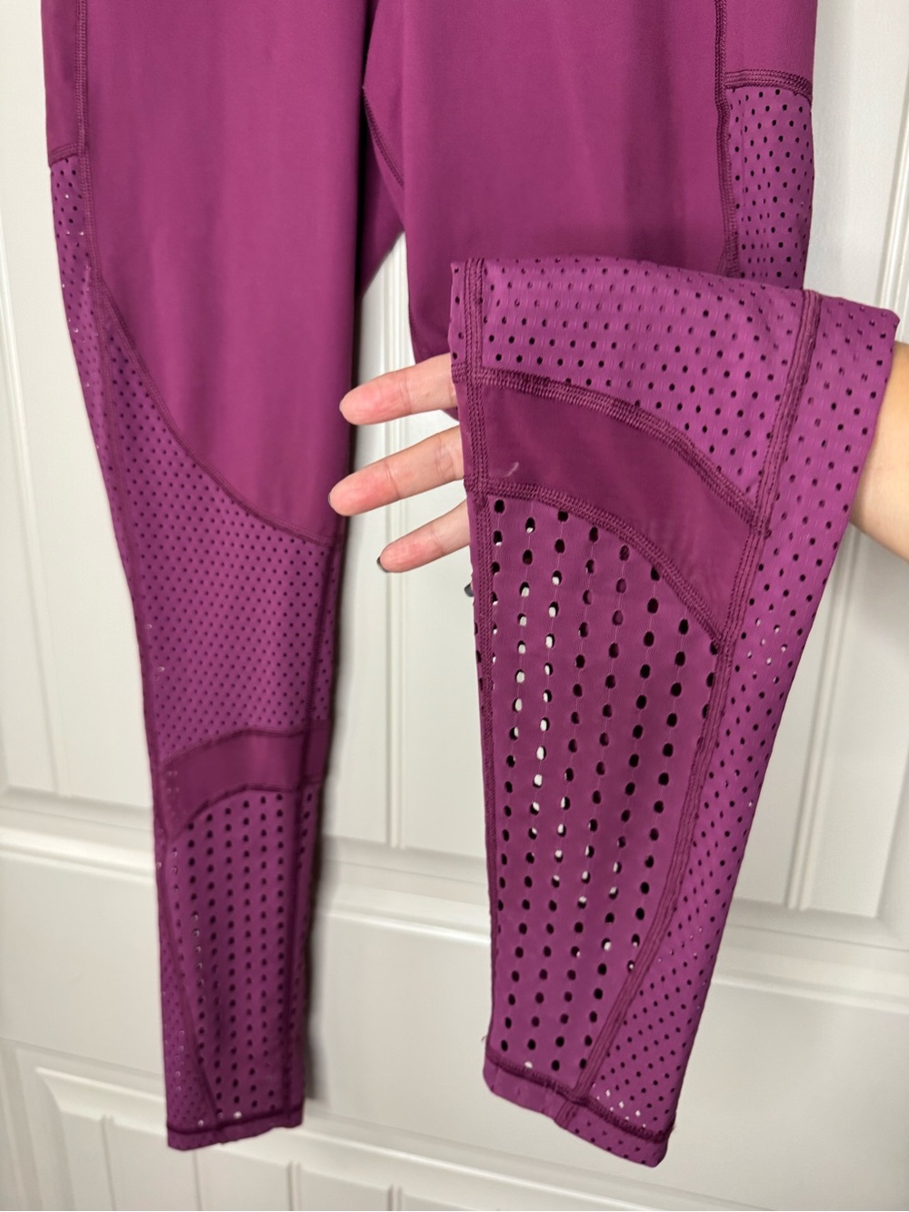 2/for $20 🪩 VS SPORT Plum High-Waist Side Pocket Leggings (Women’s Medium) - Picture 7 of 13